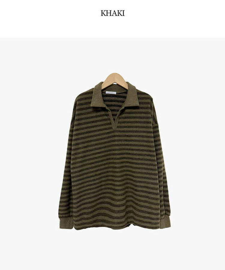 ベーシックストライプTシャツ