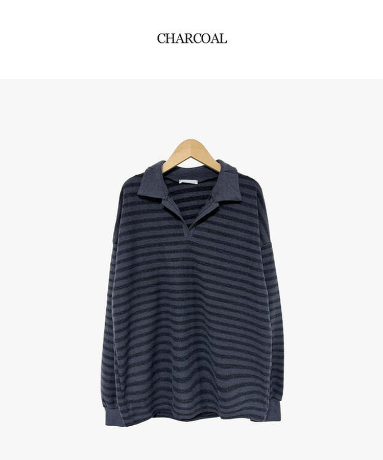 ベーシックストライプTシャツ