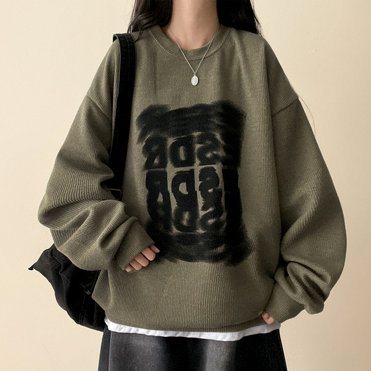 エスニットトレーナー KHAKI