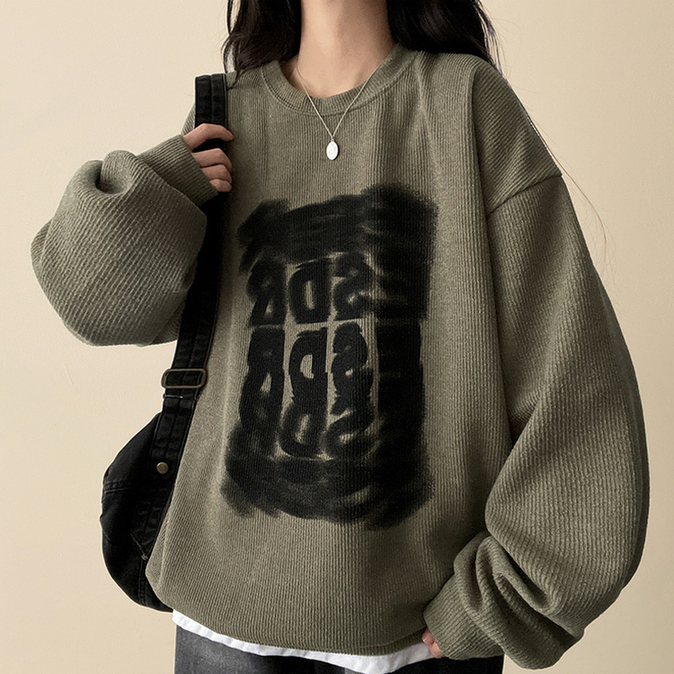 エスニットトレーナー KHAKI