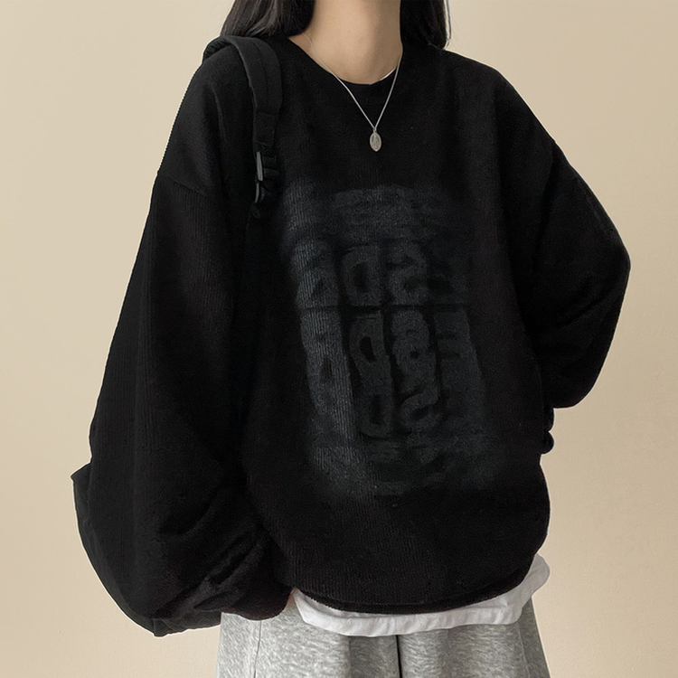 エスニットトレーナー BLACK