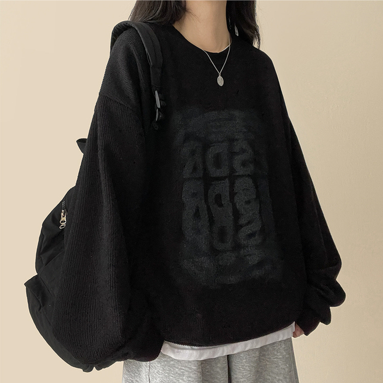 エスニットトレーナー BLACK