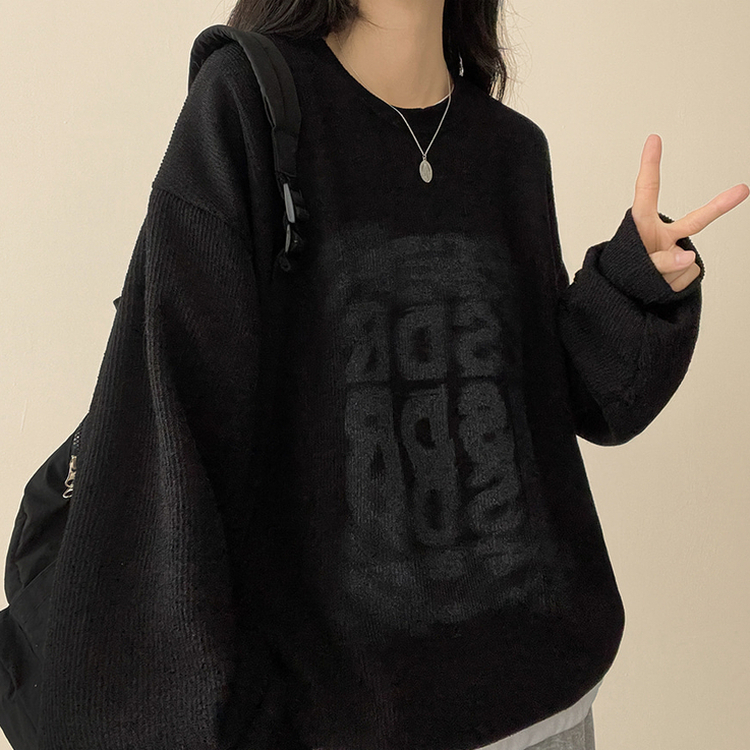 エスニットトレーナー BLACK