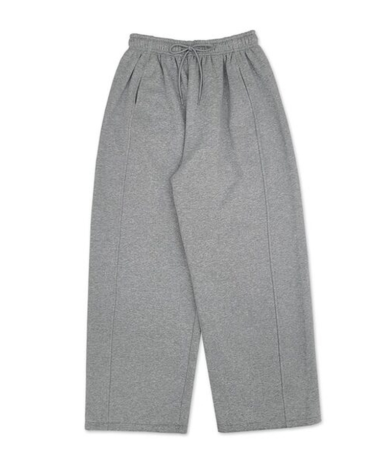 【丈別】サイドスリットストリングワイドトレーニングパンツ