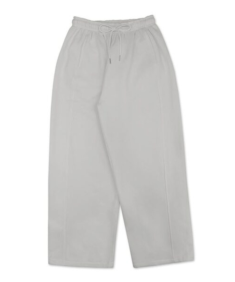 【丈別】サイドスリットストリングワイドトレーニングパンツ