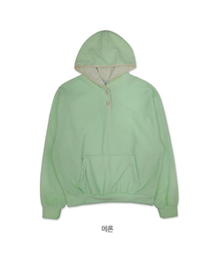 ハーフオープンボタンスフリースフード