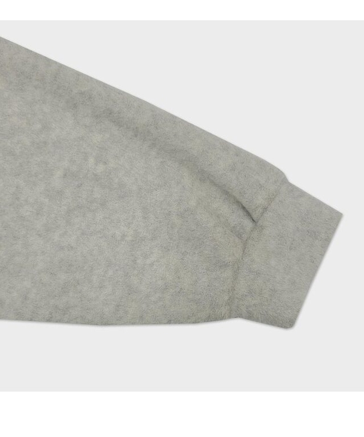 ハーフオープンボタンスフリースフード