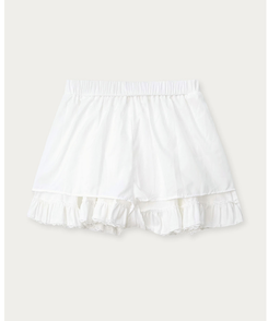 レーススエードミニティアードスカート