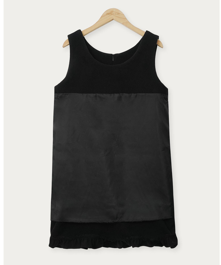 フリルレイヤードミニワンピース