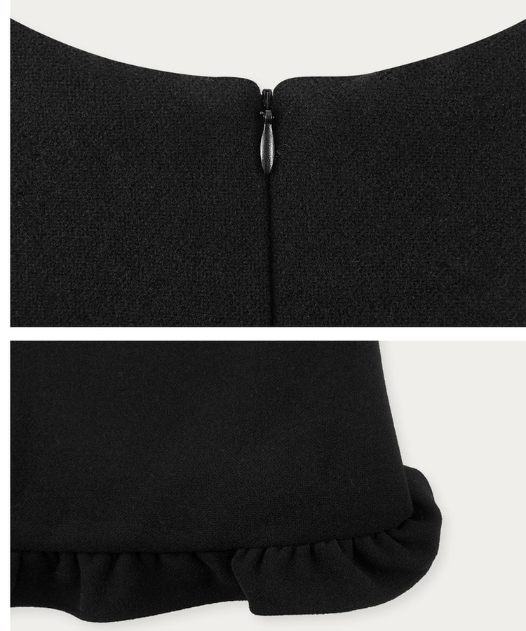 フリルレイヤードミニワンピース