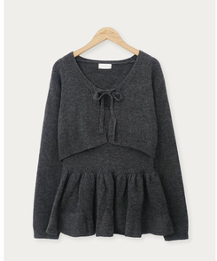 【SET】キャミソール ボレロニットカーディガン