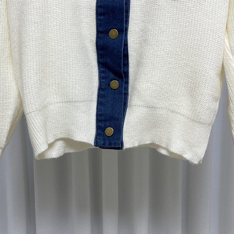 デニムポケットニットカーディガン(5color)