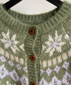 ノルディックニットカーディガン