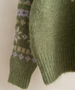 ノルディックニットカーディガン