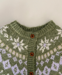 ノルディックニットカーディガン