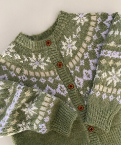 ノルディックニットカーディガン