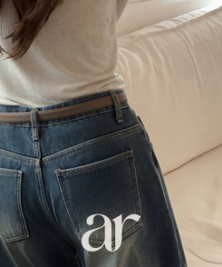 （オリジナルベルト／ポーチ付き／MDおすすめ♥）モリエン ラウンドシルバーバックルベルト BROWN