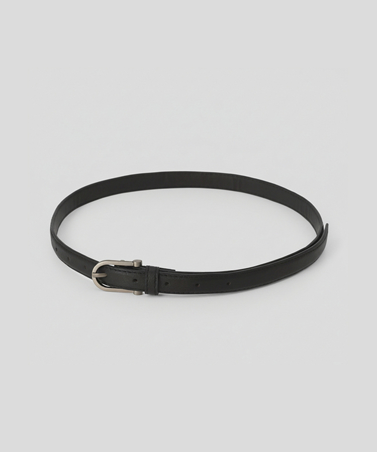 （オリジナルベルト／ポーチ付き／MDおすすめ♥）モリエン ラウンドシルバーバックルベルト