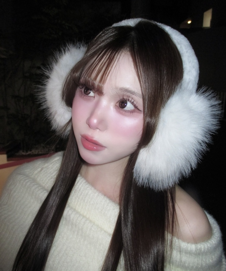 오프숄더 니트 숏 팬츠 투피스 아이보리