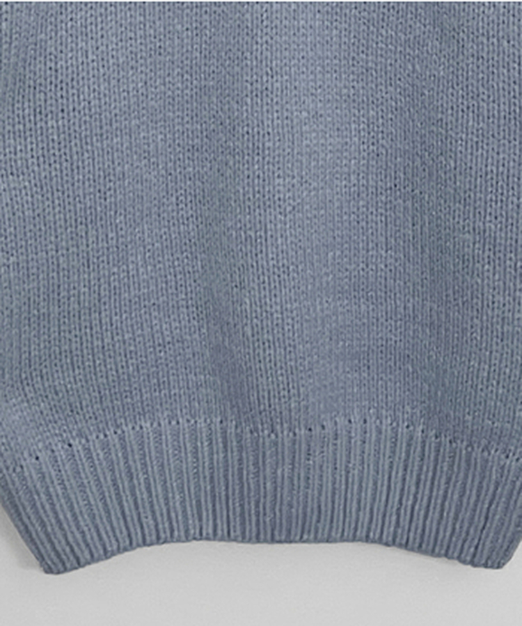 도톰아방핏벌룬하찌나그랑브이넥긴팔니트