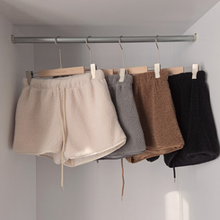 厚手ウールバンディングショートパンツ