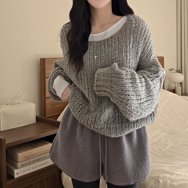 厚手ウールバンディングショートパンツ GREY