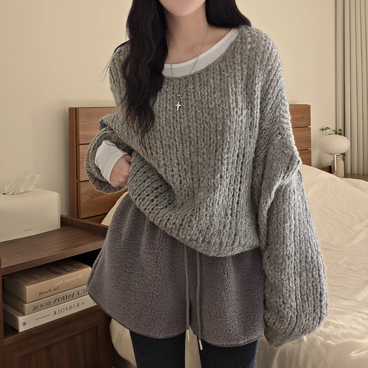 厚手ウールバンディングショートパンツ GREY