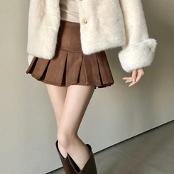 スエードミニスカート CHESTNUT BROWN