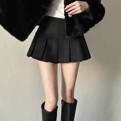 スエードミニスカート BLACK