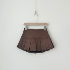 スエードミニスカート