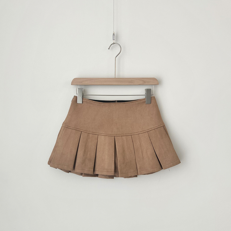 スエードミニスカート