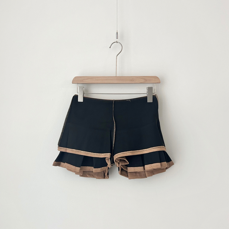 スエードミニスカート