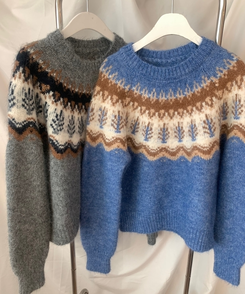 スノーウィンターノルディックニット