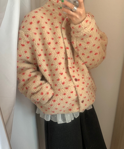 ハートダッフルベアジャンパー BEIGE