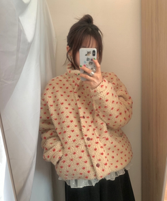 ハートダッフルベアジャンパー BEIGE