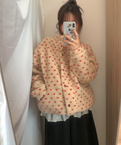 ハートダッフルベアジャンパー BEIGE