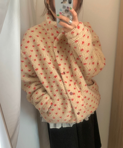 ハートダッフルベアジャンパー BEIGE