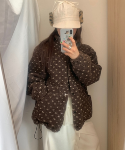 ハートダッフルベアジャンパー BROWN