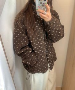 ハートダッフルベアジャンパー BROWN