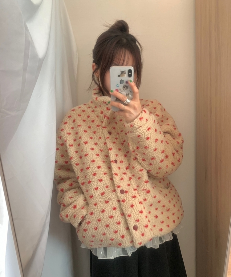 ハートダッフルベアジャンパー BEIGE