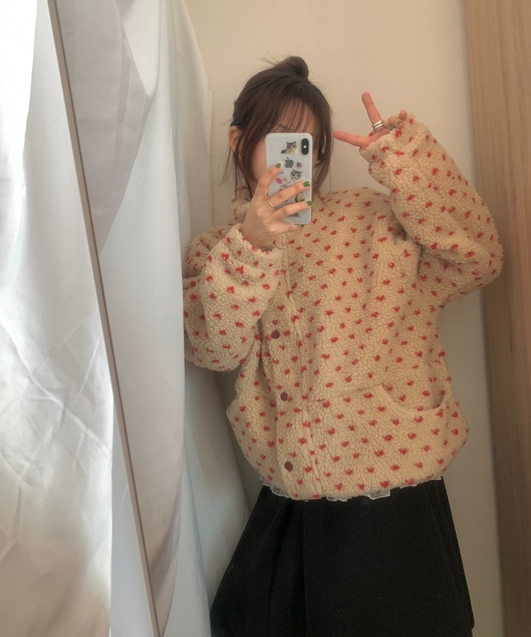 ハートダッフルベアジャンパー BEIGE