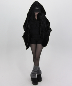 スリットレッグウォーマー CHARCOAL