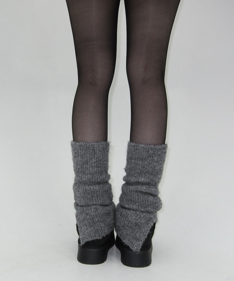 スリットレッグウォーマー CHARCOAL