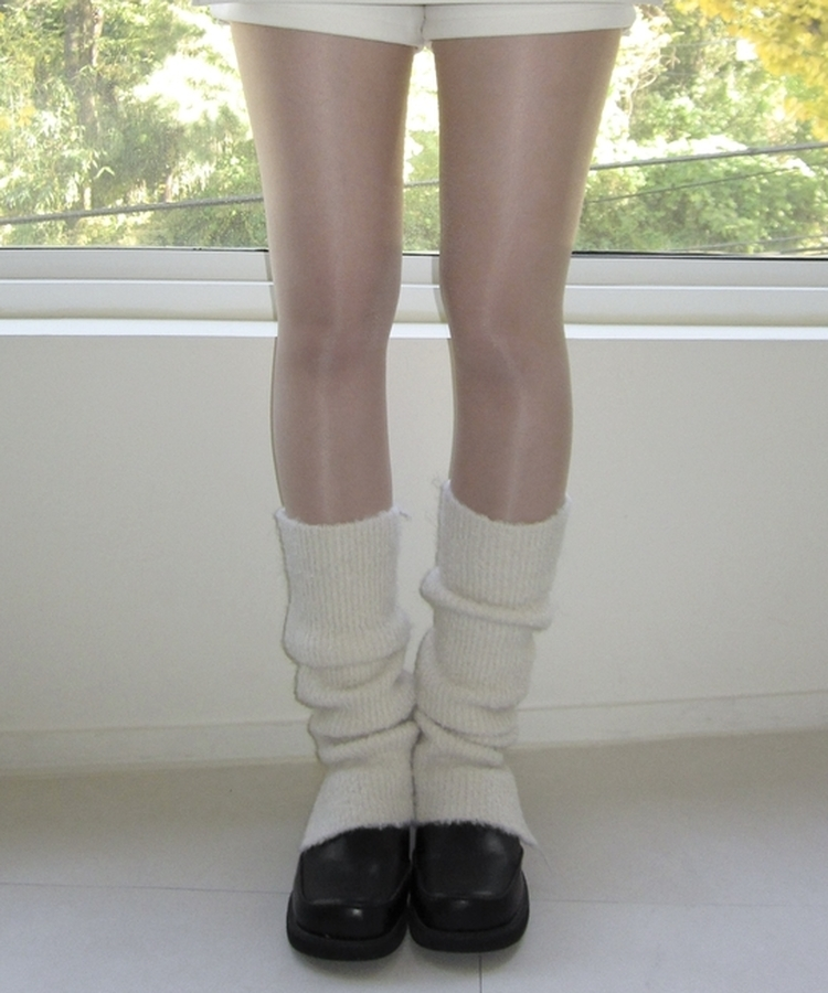 スリットレッグウォーマー IVORY