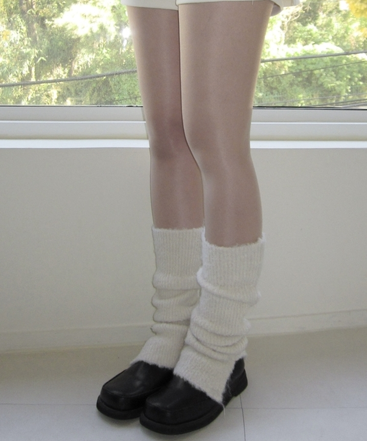 スリットレッグウォーマー IVORY