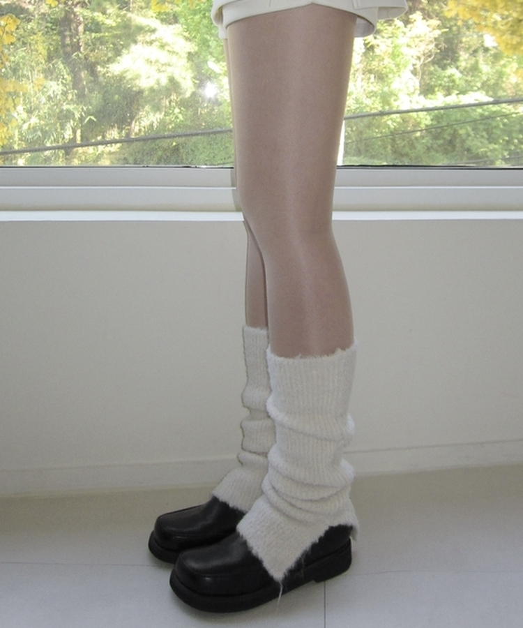 スリットレッグウォーマー IVORY