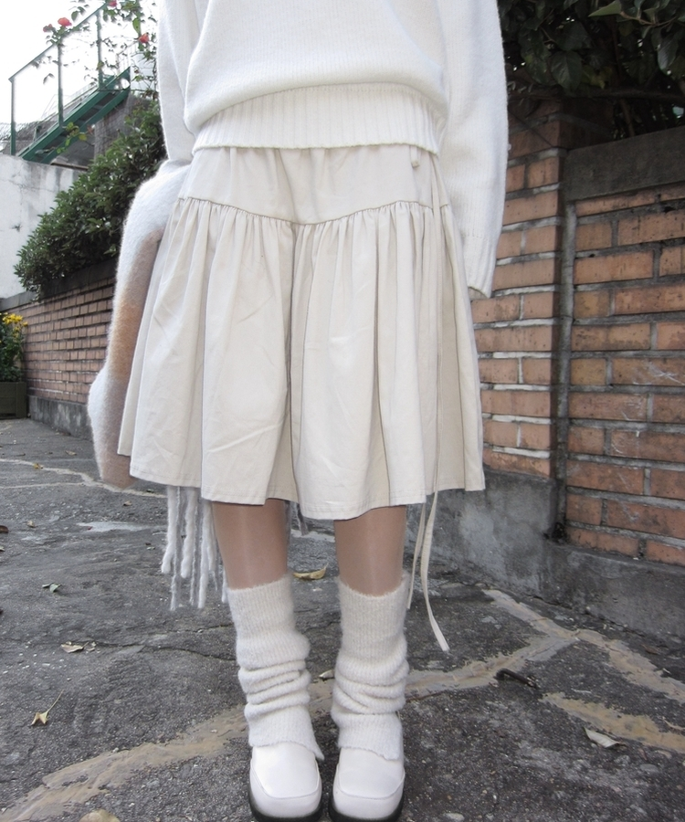 スリットレッグウォーマー IVORY