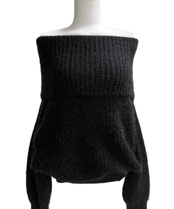 アンゴラファーオフニット