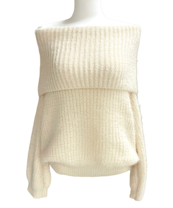 アンゴラファーオフニット