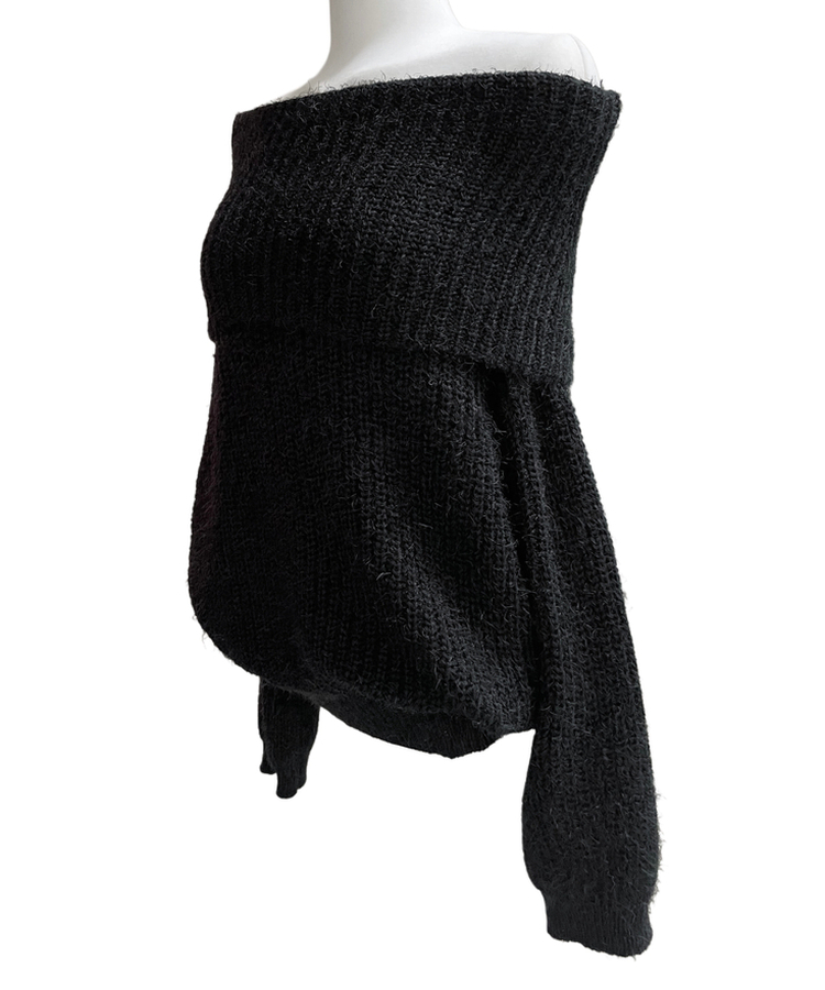 アンゴラファーオフニット